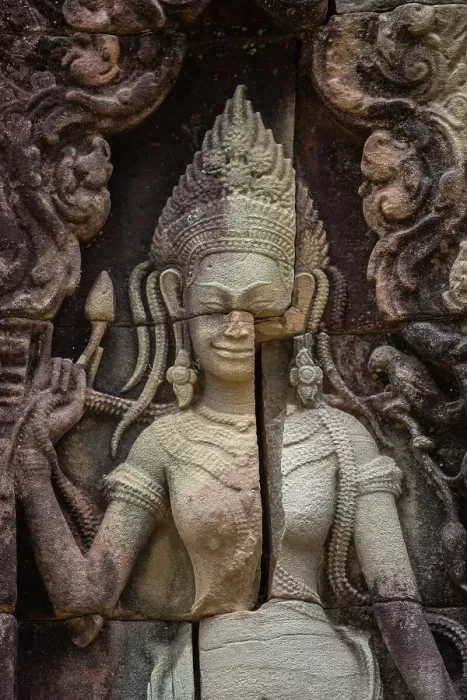 Framed Print : Detail of the carved facade at one of the temples in Angkor Wat complex, UNESCO World Heritage Site, Cambodia, Indochina, Southeast Asia, Asia Framed Print : Detail of the carved facade at one of the temples in Angkor Wat complex, UNESCO World Heritage Site, Cambodia, Indochina, Southeast Asia, Asia