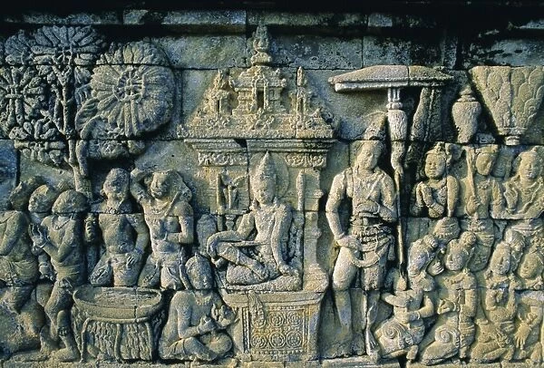 Carved frieze