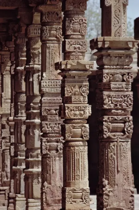 Framed Print : Carved pillars Framed Print : Carved pillars