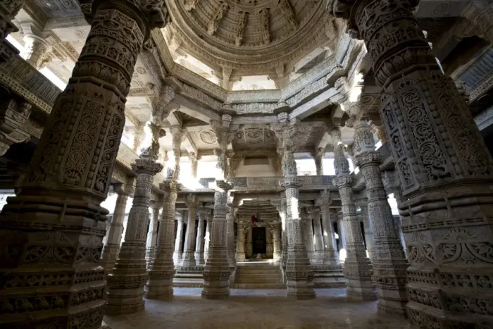 Framed Print : Carved white marble interior of Ranakpur Jain Temple, near Udaipur, Rajasthan Framed Print : Carved white marble interior of Ranakpur Jain Temple, near Udaipur, Rajasthan