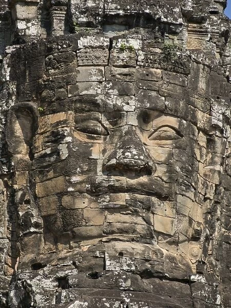 Detail of carving, Angkor Wat Archaeological Park, UNESCO World Heritage Site, Siem Reap