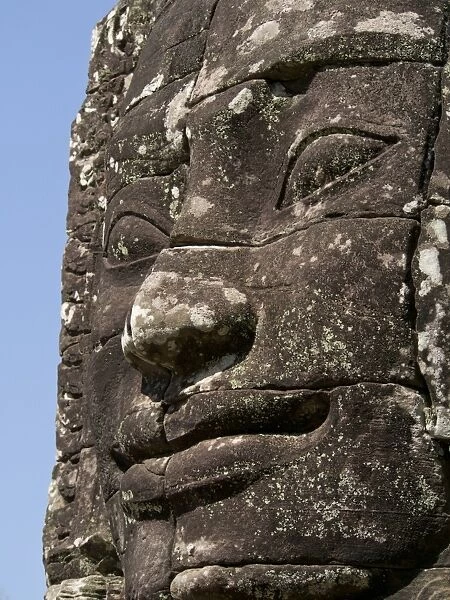 Detail of carving, Angkor Wat Archaeological Park, UNESCO World Heritage Site, Siem Reap