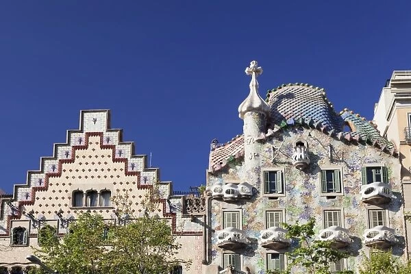 Casa Batllo, architect Antonio Gaudi, UNESCO World Heritage Site, Casa Amatller, Modernisme