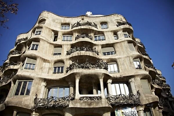 Casa Mila, Barcelona, Catalonia, Spain, Europe