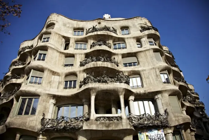 Framed Print : Casa Mila, Barcelona, Catalonia, Spain, Europe