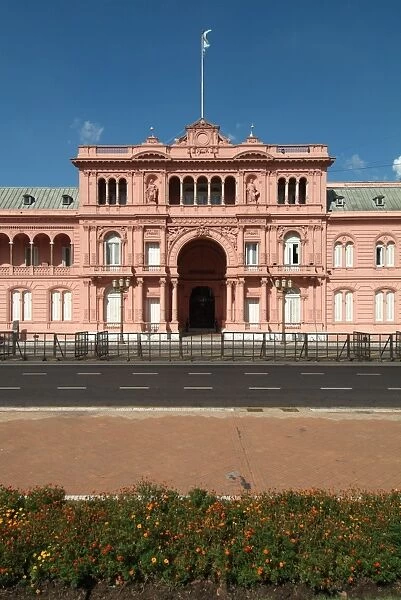 Casa Rosada (The Pink House), office and executive mansion of the president, Buenos Aires, Argentina, South America
