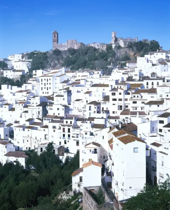 Framed Print : Casares, typical white town in Andalucia (Andalusia) Framed Print : Casares, typical white town in Andalucia (Andalusia)