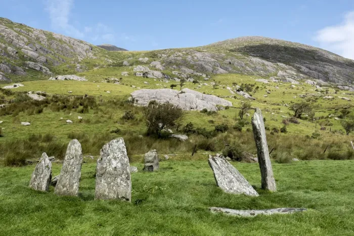 Framed Print : Cashelkeelty Stone Circle, Beara Peninsula, County Kerry, Munster, Republic of Ireland Framed Print : Cashelkeelty Stone Circle, Beara Peninsula, County Kerry, Munster, Republic of Ireland
