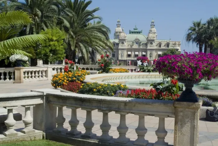 Framed Print : Casino and gardens, Monte Carlo, Monaco, Europe Framed Print : Casino and gardens, Monte Carlo, Monaco, Europe