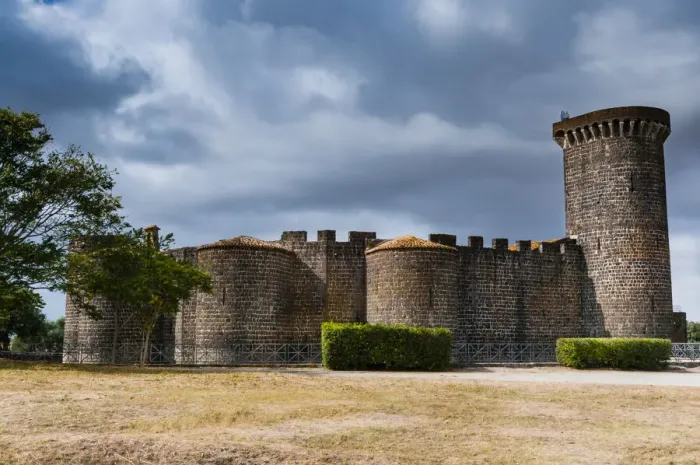 Framed Print : Castello della Badia (Vulci Castle), Vulci, Province of Viterbo, Lazio, Maremma, Italy
