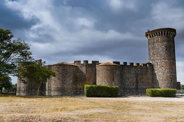 Castello della Badia (Vulci Castle), Vulci, Province of Viterbo, Lazio, Maremma, Italy