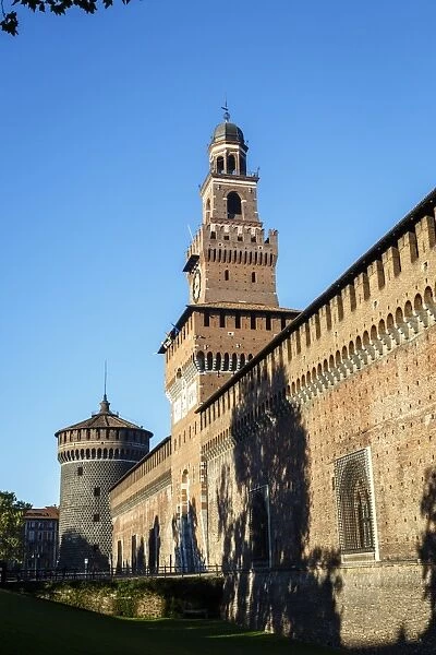 Castello Sforzesco (Sforza Castle), Milan, Lombardy, Italy, Europe