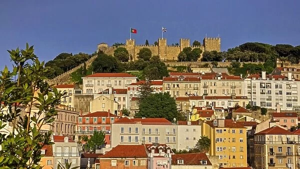 Castelo de Sao Jorge, Baixa, Lisbon, Portugal, Europe