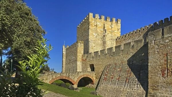 Castelo de Sao Jorge, Lisbon, Portugal, Europe