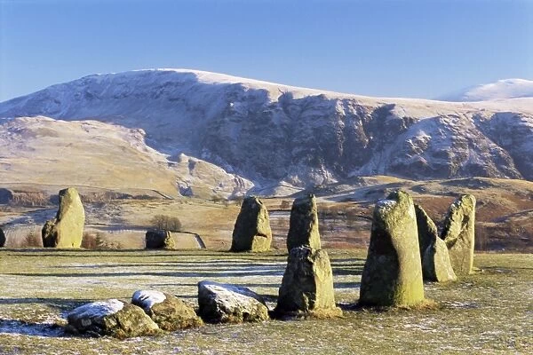 Castelrigg Stone Circle, near Keswick, Cumbria, England, United Kingdom, Europe