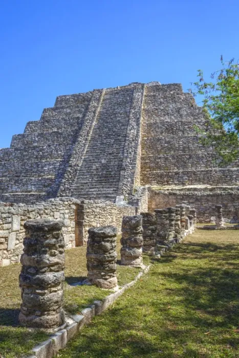 Framed Print : Castillo de Kukulcan, Mayapan, Mayan archaeological site, Yucatan, Mexico, North America Framed Print : Castillo de Kukulcan, Mayapan, Mayan archaeological site, Yucatan, Mexico, North America