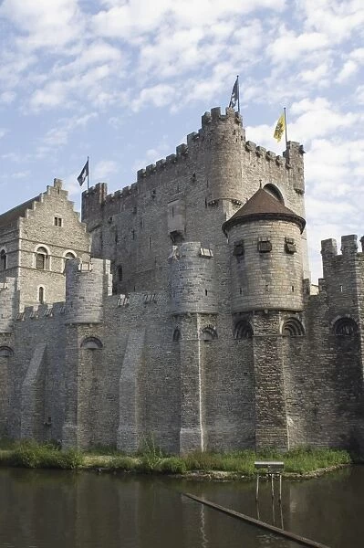 The Castle, Gravensteen, Ghent, Belgium, Europe