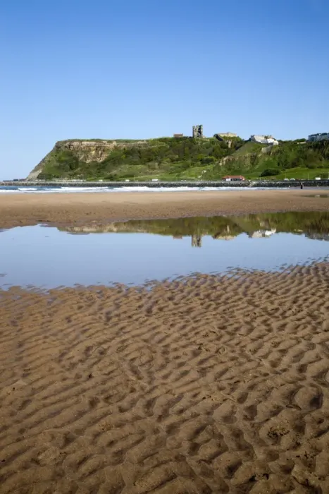 Framed Print : Castle Hill from North Sands, Scarborough, North Yorkshire, Yorkshire, England, United Kingdom, Europe Framed Print : Castle Hill from North Sands, Scarborough, North Yorkshire, Yorkshire, England, United Kingdom, Europe