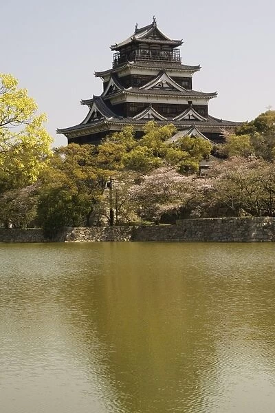 The castle, Hiroshima, Japan, Asia