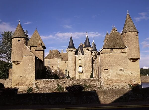 Castle of La Clayette, Charolais, Brionais, Burgundy, France, Europe