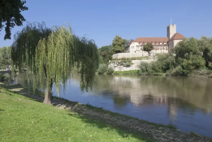 Framed Print : Castle at the Neckar River, Lauffen am Neckar, Baden Wurttemberg, Germany, Europe Framed Print : Castle at the Neckar River, Lauffen am Neckar, Baden Wurttemberg, Germany, Europe
