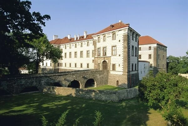 Castle at Nelahozeves, Central Bohemia, Czech Republic, Europe