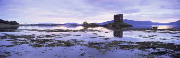 Framed Print : Castle Stalker at sunset Framed Print : Castle Stalker at sunset