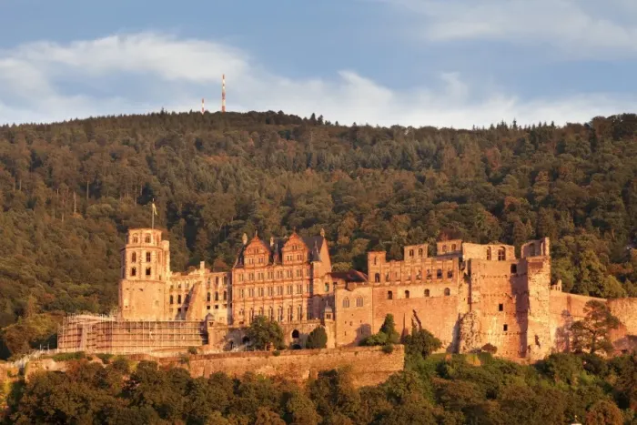 Framed Print : Castle at sunset, Heidelberg, Baden-Wurttemberg, Germany, Europe Framed Print : Castle at sunset, Heidelberg, Baden-Wurttemberg, Germany, Europe