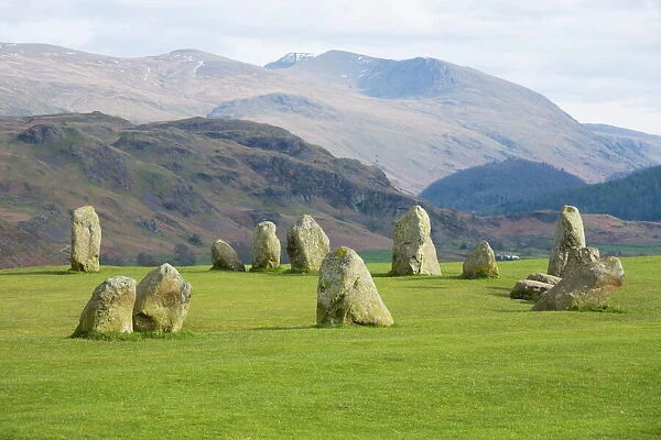 Castlerigg Stone Circle, Keswick, Lake District National Park, Cumbria, England, United Kingdom, Europe