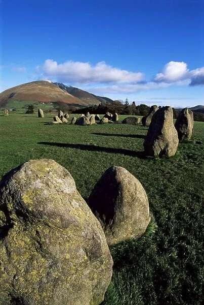 Castlerigg Stone Circle, Keswick, Lake District, Cumbria, England, United Kingdom, Europe