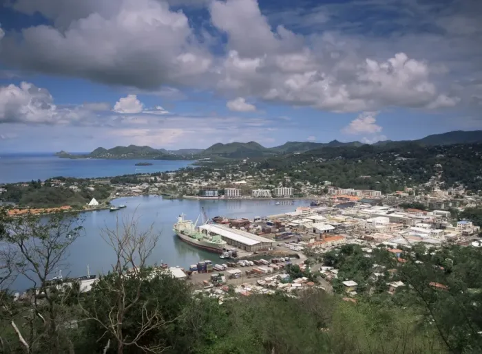 Framed Print : Castries, St Framed Print : Castries, St