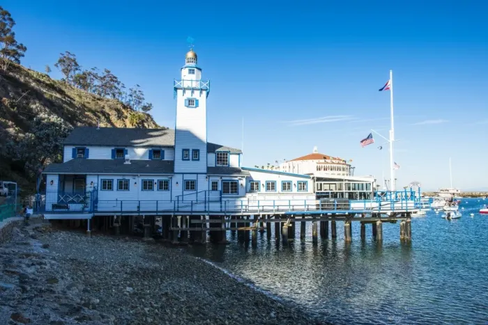 Framed Print : Catalina Yacht Club in Avalon, Santa Catalina Island, California, United States of America Framed Print : Catalina Yacht Club in Avalon, Santa Catalina Island, California, United States of America