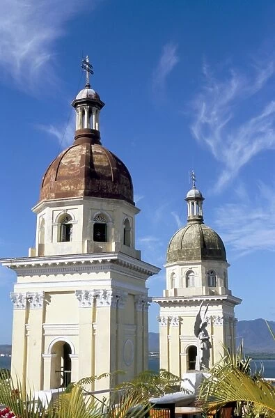 Catedral de la Asuncion on the Parque Cespedes, Santiago de Cuba, Cuba