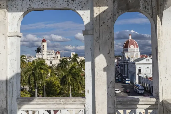 Framed Print : Catedral de la Purisima Concepcion on left, and Antiguo Ayuntamiento on right, Cienfuegos Framed Print : Catedral de la Purisima Concepcion on left, and Antiguo Ayuntamiento on right, Cienfuegos