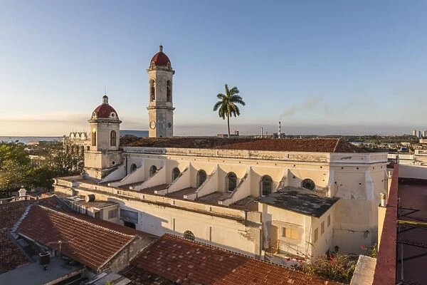 The Catedral de la Purisima Concepcion in Plaza Jose Marti, Cienfuegos, UNESCO World Heritage Site