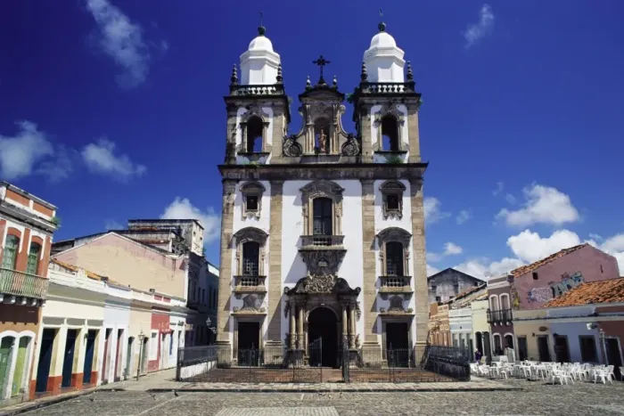 Framed Print : Catedral de Sao Pedro dos Clerigos, a Portuguese colonial baroque church, Recife, Per Framed Print : Catedral de Sao Pedro dos Clerigos, a Portuguese colonial baroque church, Recife, Per