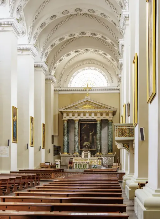 Framed Print : Cathedral Basilica of St. Stanislaus and St. Ladislaus, interior, Old Town, UNESCO World Heritage Site, Vilnius, Lithuania, Europe