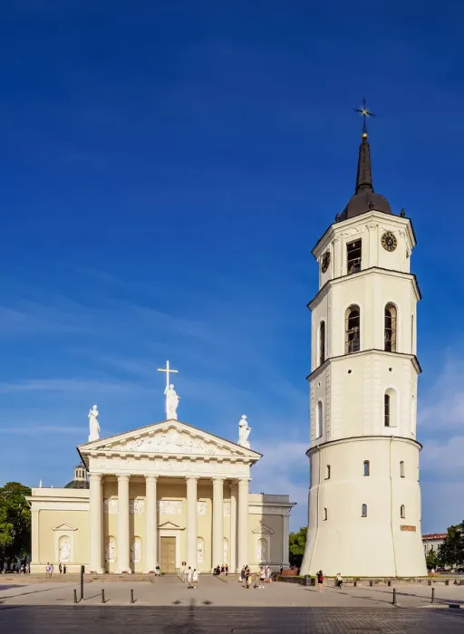 Framed Print : Cathedral Basilica of St. Stanislaus and St. Ladislaus and Bell Tower, Old Town, UNESCO World Heritage Site, Vilnius, Lithuania, Europe Framed Print : Cathedral Basilica of St. Stanislaus and St. Ladislaus and Bell Tower, Old Town, UNESCO World Heritage Site, Vilnius, Lithuania, Europe