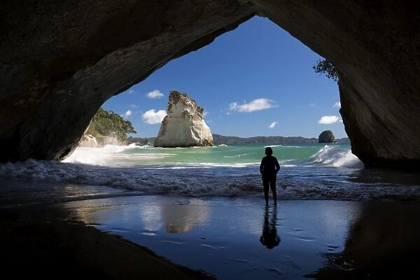 Cathedral Cove, Hahei, Coromandel Peninsula, Waikato, North Island, New Zealand, Pacific