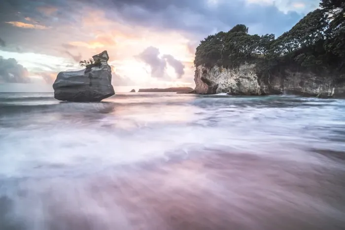 Framed Print : Cathedral Cove at sunrise, Coromandel Peninsula, North Island, New Zealand, Pacific Framed Print : Cathedral Cove at sunrise, Coromandel Peninsula, North Island, New Zealand, Pacific