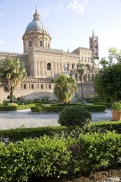 Cathedral gardens, Palermo, Sicily, Italy, Europe