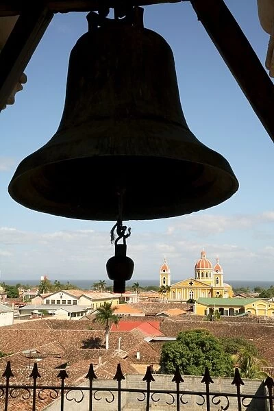 Cathedral from La Merced belltower, Granada, Nicaragua, Central America