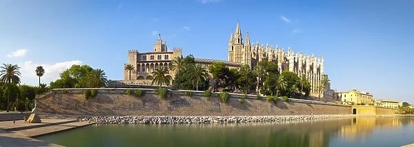 Cathedral La Seu, Palma de Mallorca, Mallorca, Balearic Islands, Spain, Mediterranean, Europe