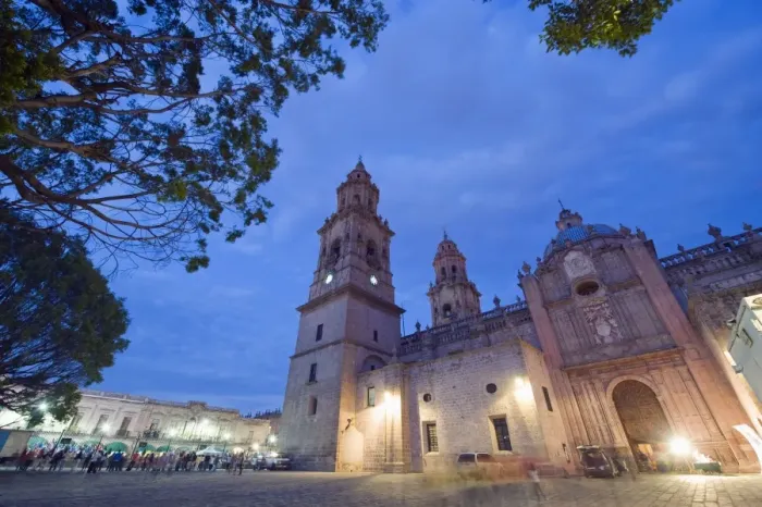 Framed Print : Cathedral, Morelia, UNESCO World Heritage Site, Michoacan state, Mexico, North America
