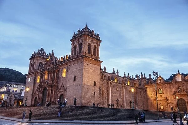 The Cathedral in Plaza de Armas, Cuzco, UNESCO World Heritage Site, Peru, South America