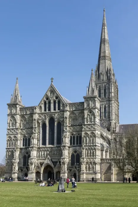 Framed Print : Cathedral, Salisbury, Wiltshire, England, United Kingdom, Europe