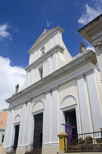 Cathedral of San Juan, Puerto Rico Island, West Indies, Caribbean, United States of America, Central America