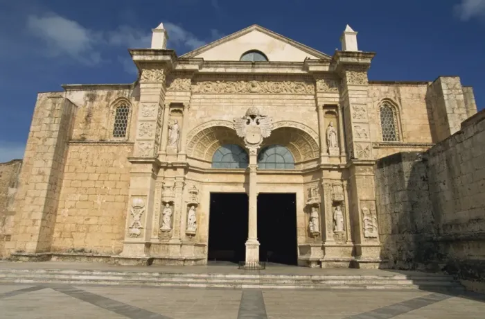 Framed Print : Cathedral of Santa Maria la Menor, Colonial Zone, UNESCO World Heritage Site Framed Print : Cathedral of Santa Maria la Menor, Colonial Zone, UNESCO World Heritage Site