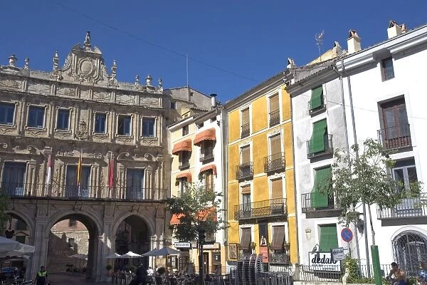 Cathedral Square, Cuenca, Castilla-La Mancha, Spain, Europe
