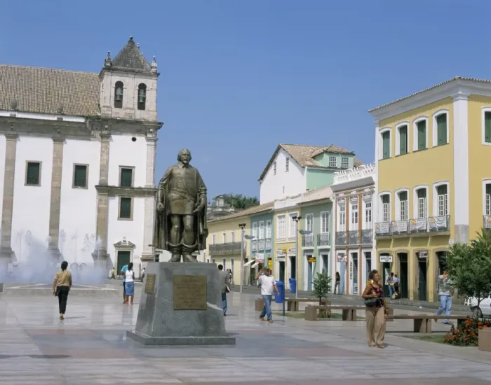 Framed Print : Cathedral Square, Salvador, Bahia, Brazil, South America Framed Print : Cathedral Square, Salvador, Bahia, Brazil, South America